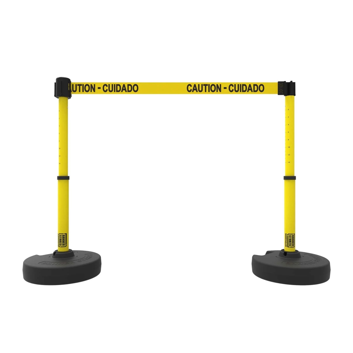 PL4284 Plus Barrier Set X2 - Yellow - Caution Cuidado