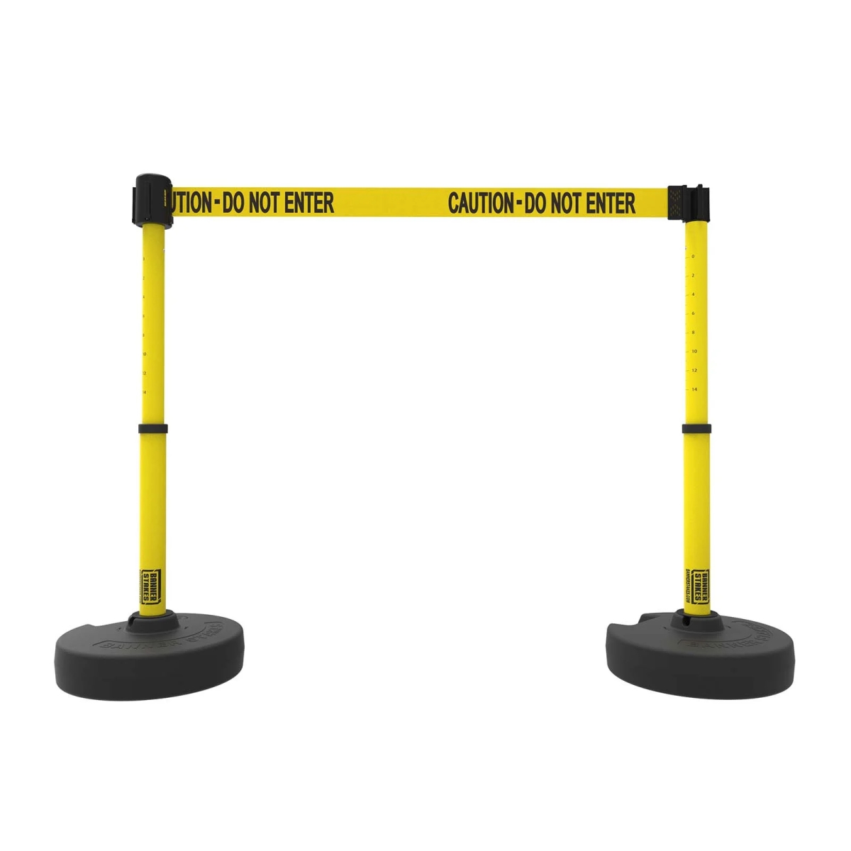 PL4285 Plus Barrier Set X2 - Yellow - Caution Do Not Enter