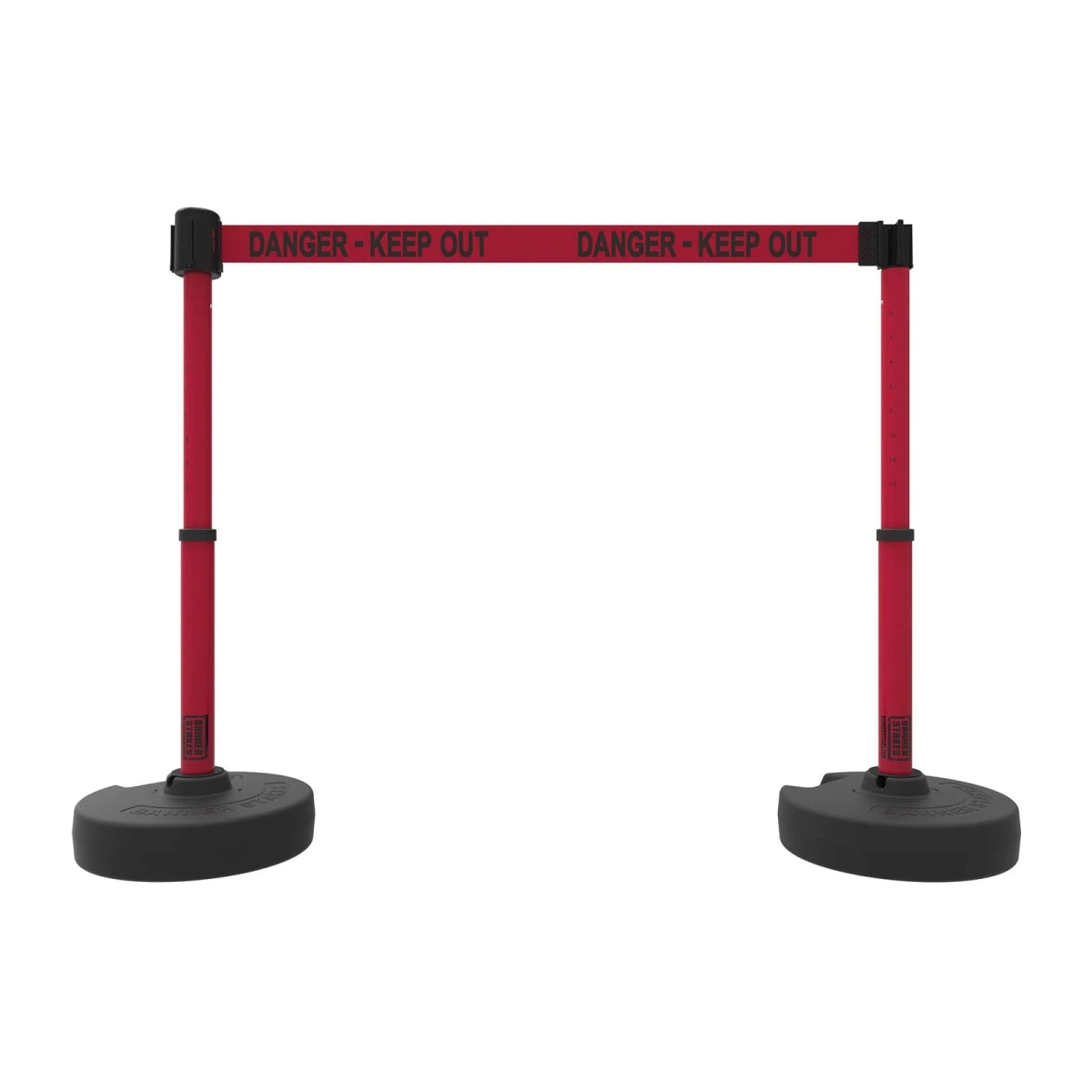 PL4294 Plus Barrier Set X2 - Red - Danger Keep Out
