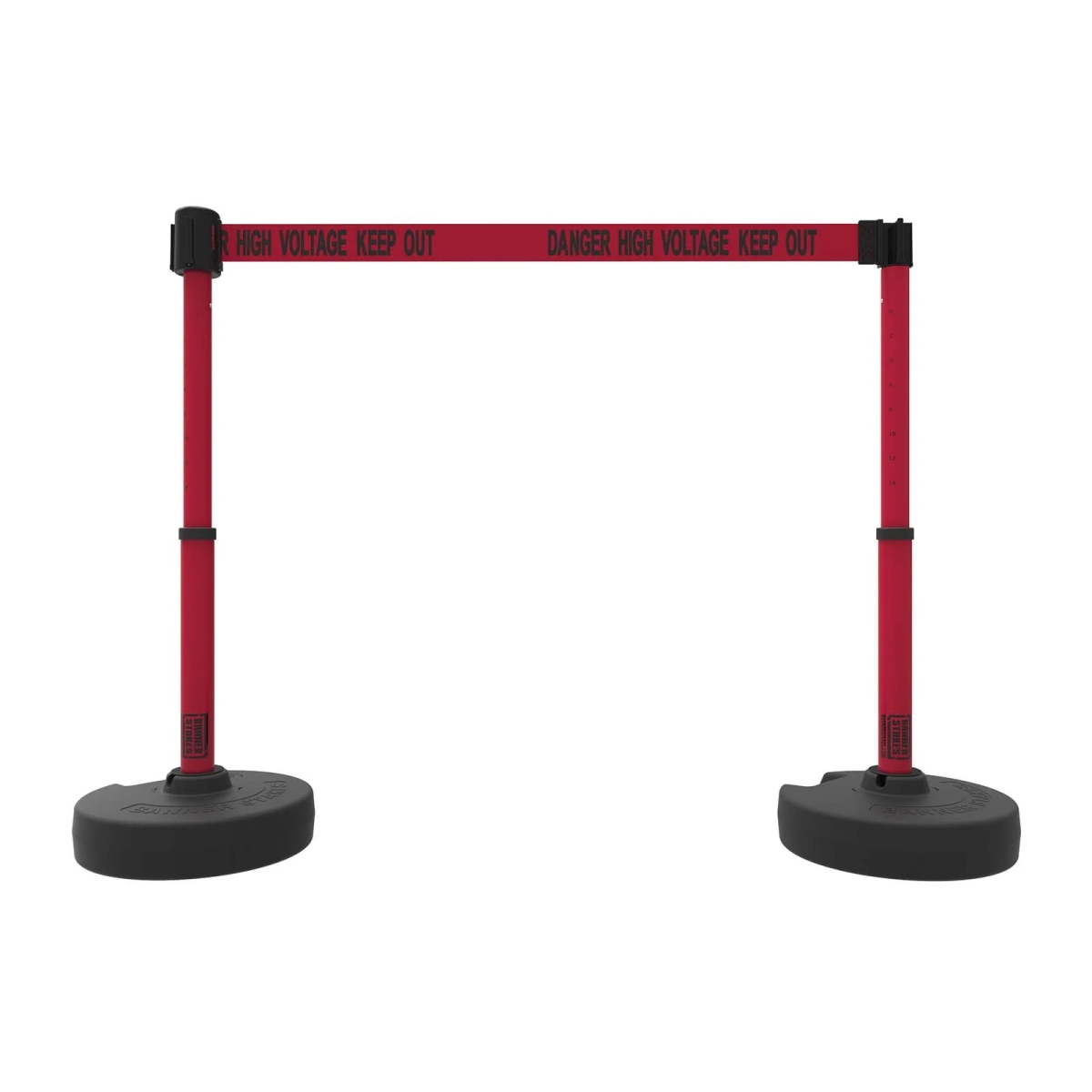 PL4296 Plus Barrier Set X2 - Red - Danger High Voltage Keep Out
