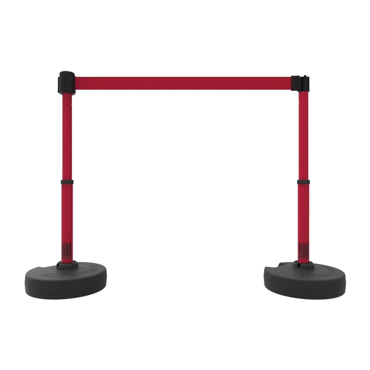 PL4299 Plus Barrier Set X2 with Blank Red Banner