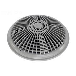 10 in. Round Tru Flo AV Cover & Frame, Gray