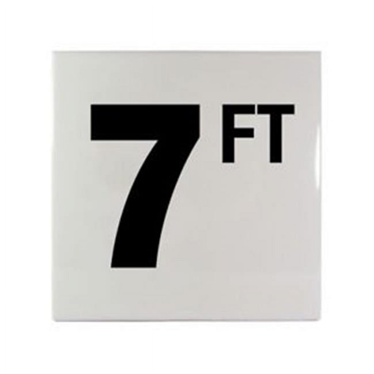 C610070 6 in. Smooth Ceramic Tile - 7 FT