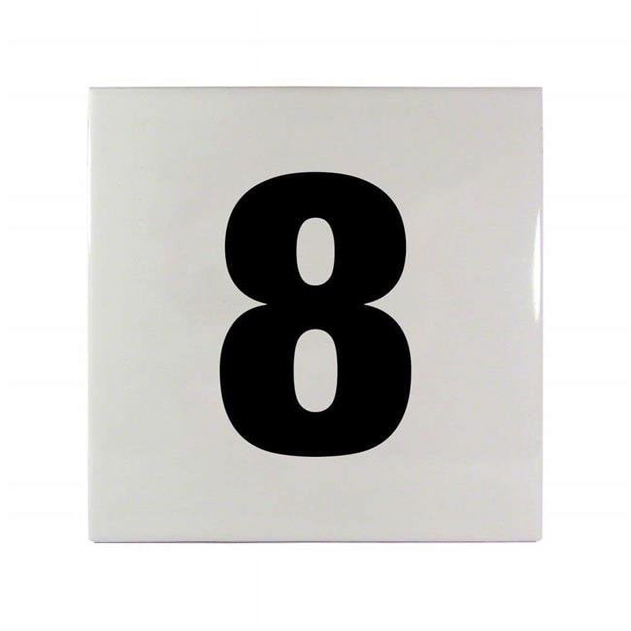 C611080 6 in. Smooth Ceramic Tile - No. 8