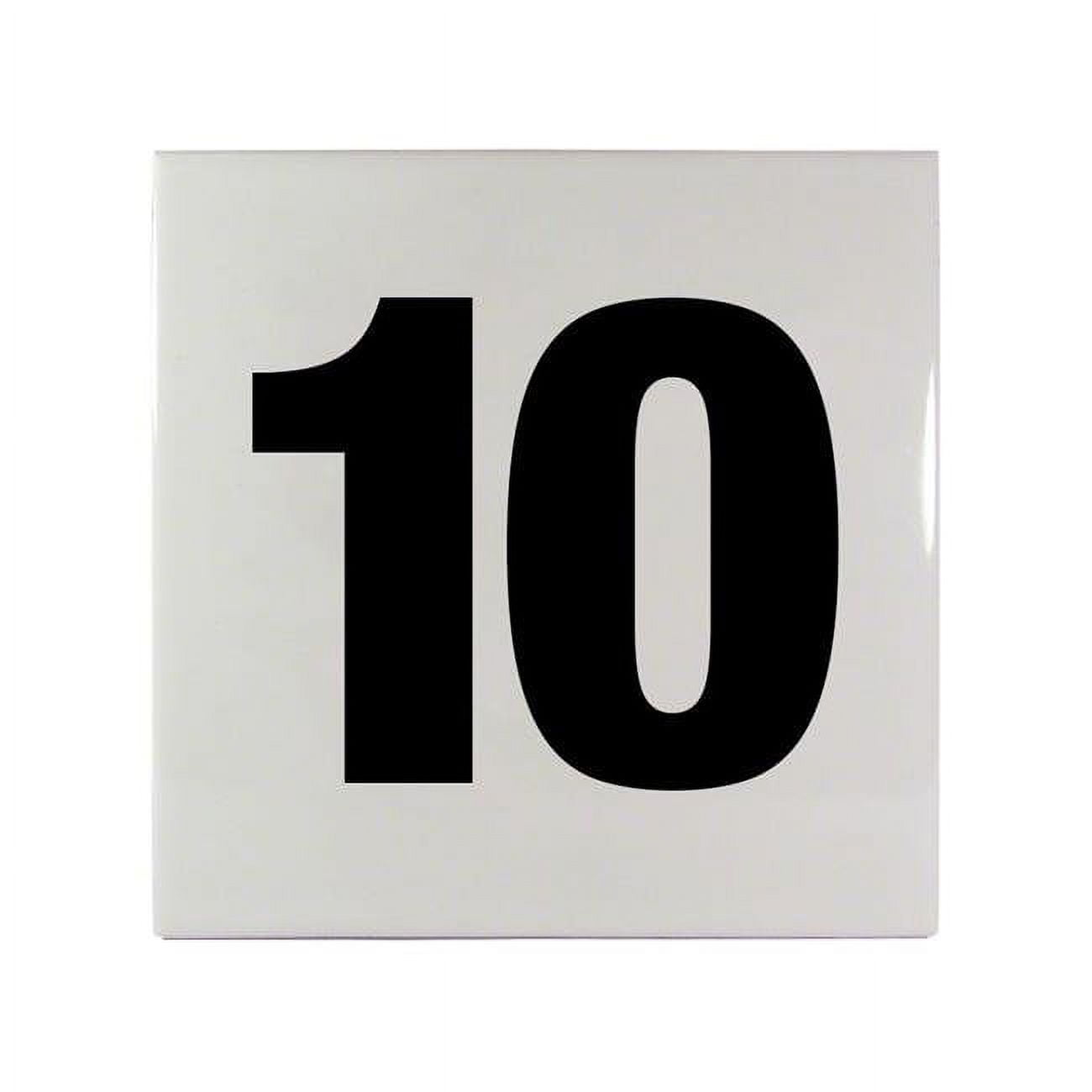 6 in. Smooth Ceramic Tile - No. 10