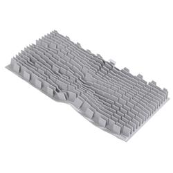 DL9983122 Active Brush Fins Grey