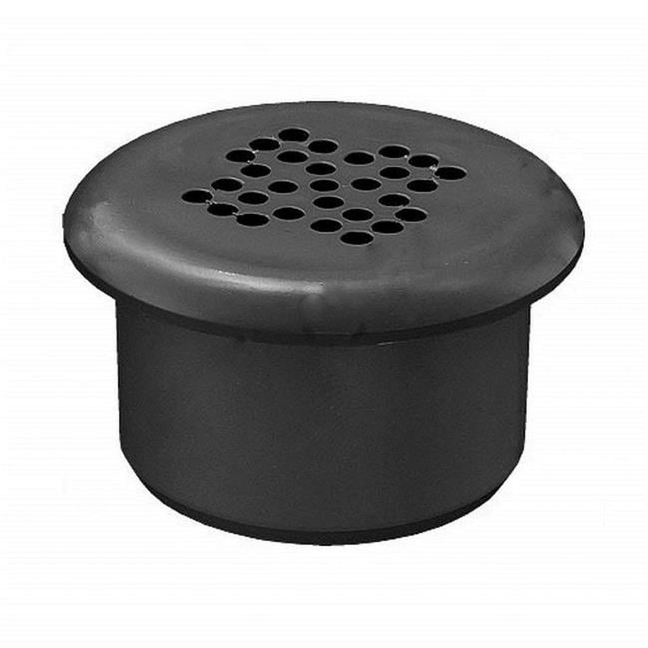 Gunite Air Injector Floor Cap Accessories for Inside 1.5 in. Pipe, Dark Gray
