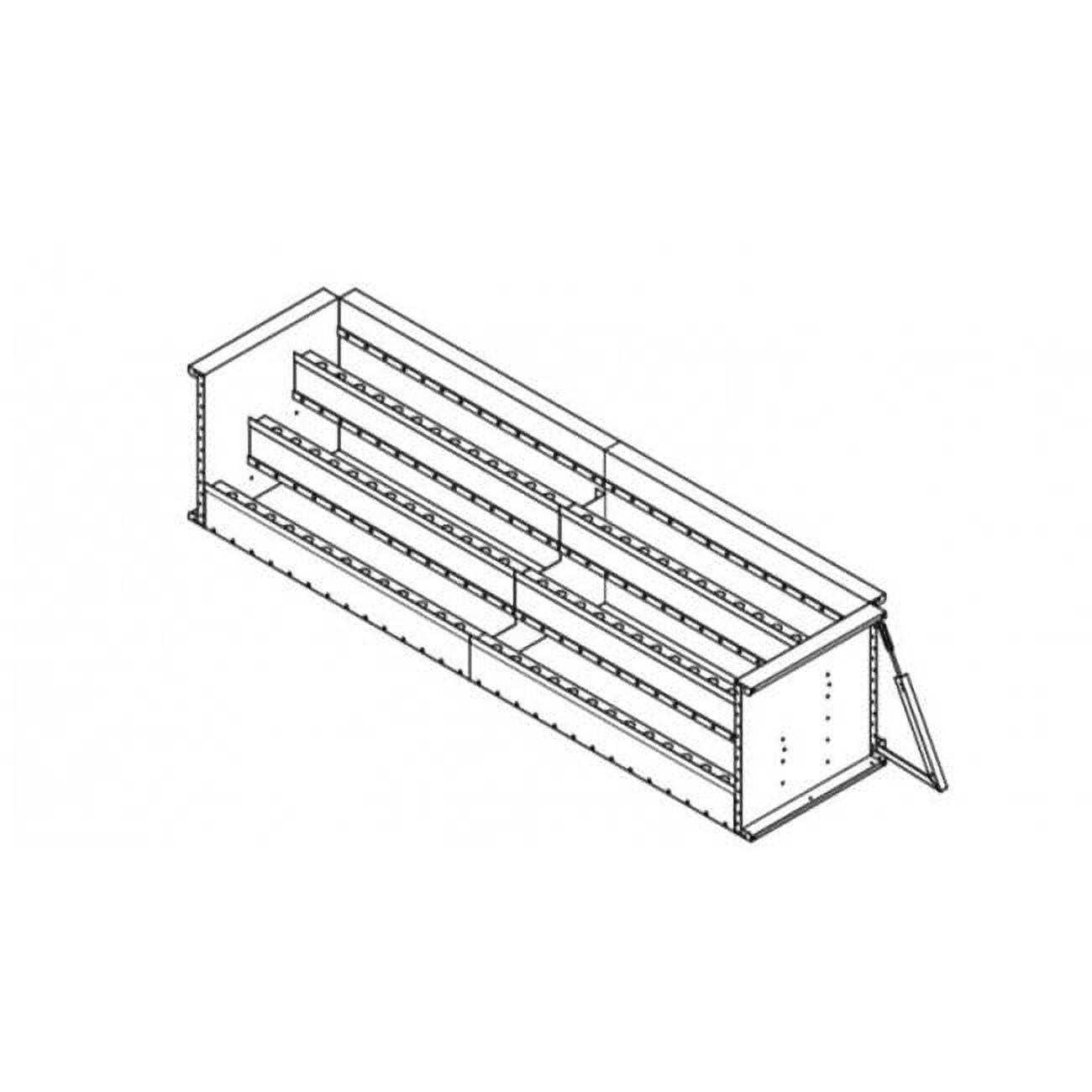 S1400SP34200XX2 14 ft. Steel Step with 6 in. Radius Corners
