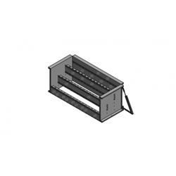 8 ft. Wide Steel Step with 6 in. Radius Corners