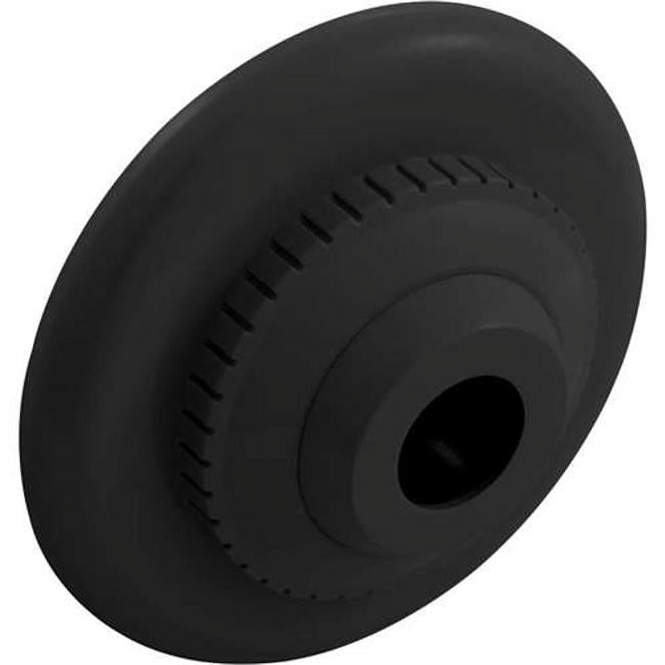 Custom Molded CMP25553304000 0.75 x 1.5 in. Directional Flow Outlet Stream with Extension Flange, Black