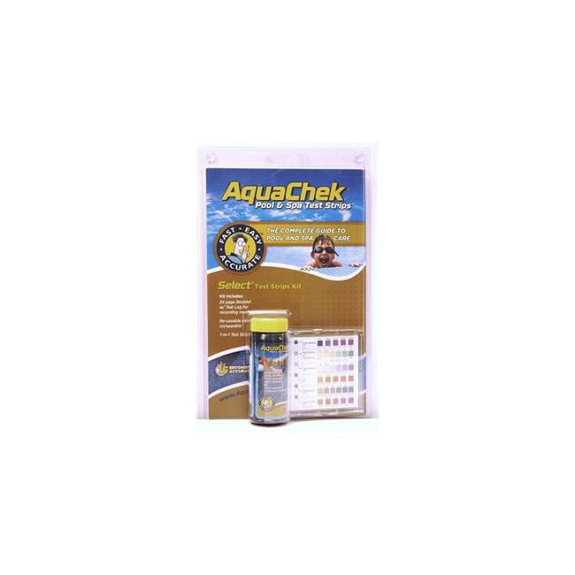 Picture of Hach AC541604APP 7-in-1 Test Strips AquaChek Select Connect Kit with Photo Capture App for Free & Total Hardness, Total Chlorine, Total Bromine & Free Chlorine