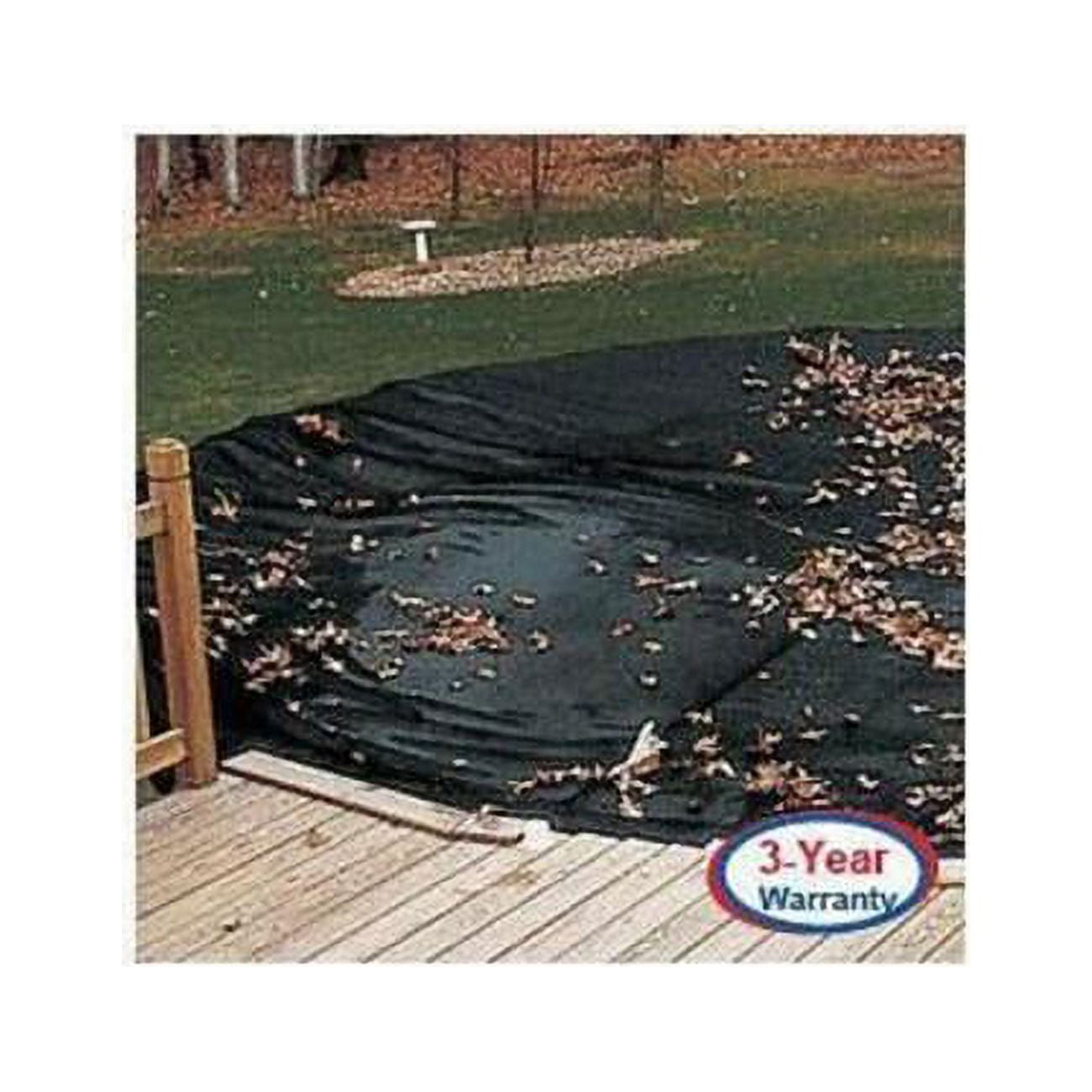 450021RDPRM3BX 21 ft. Round Estate Mesh Winter Pool Cover, Black