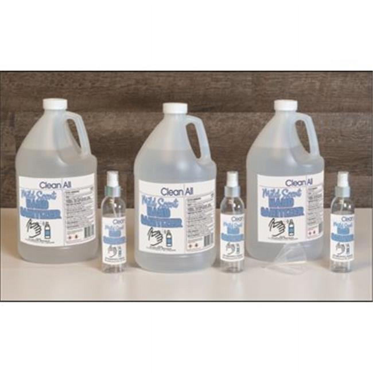 Picture of Clean All 2440193RTU 3 gal RTU Liquid Hand Sanitizer with 3 Refillable Bottle