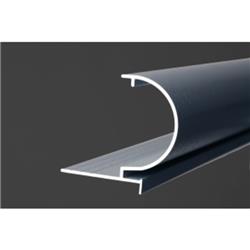 CRDGS08X06 8 ft. Straight Coping, Grey - 6 Piece