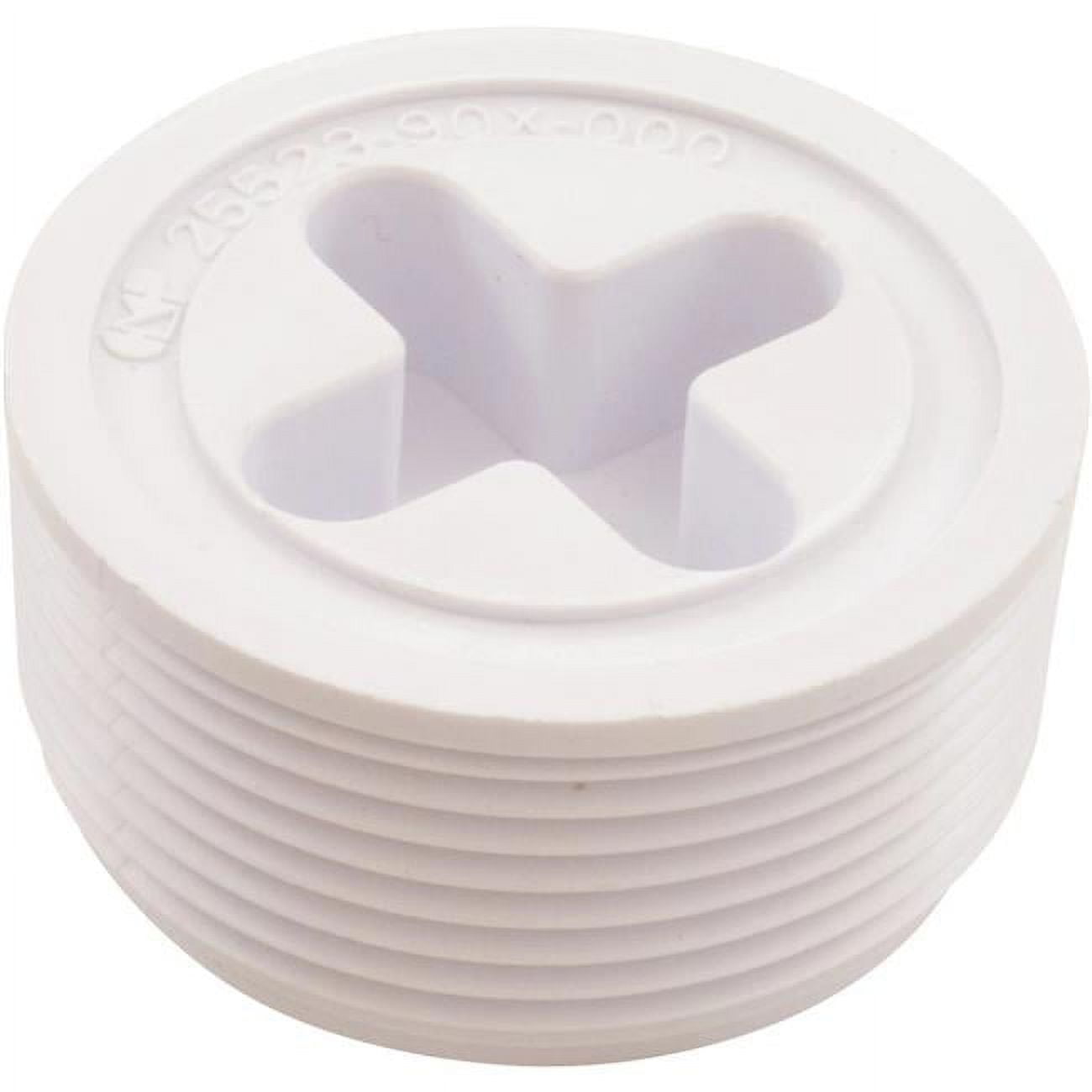CMP25523900000 1.5 in. Josam Plug Wall Fitting, White