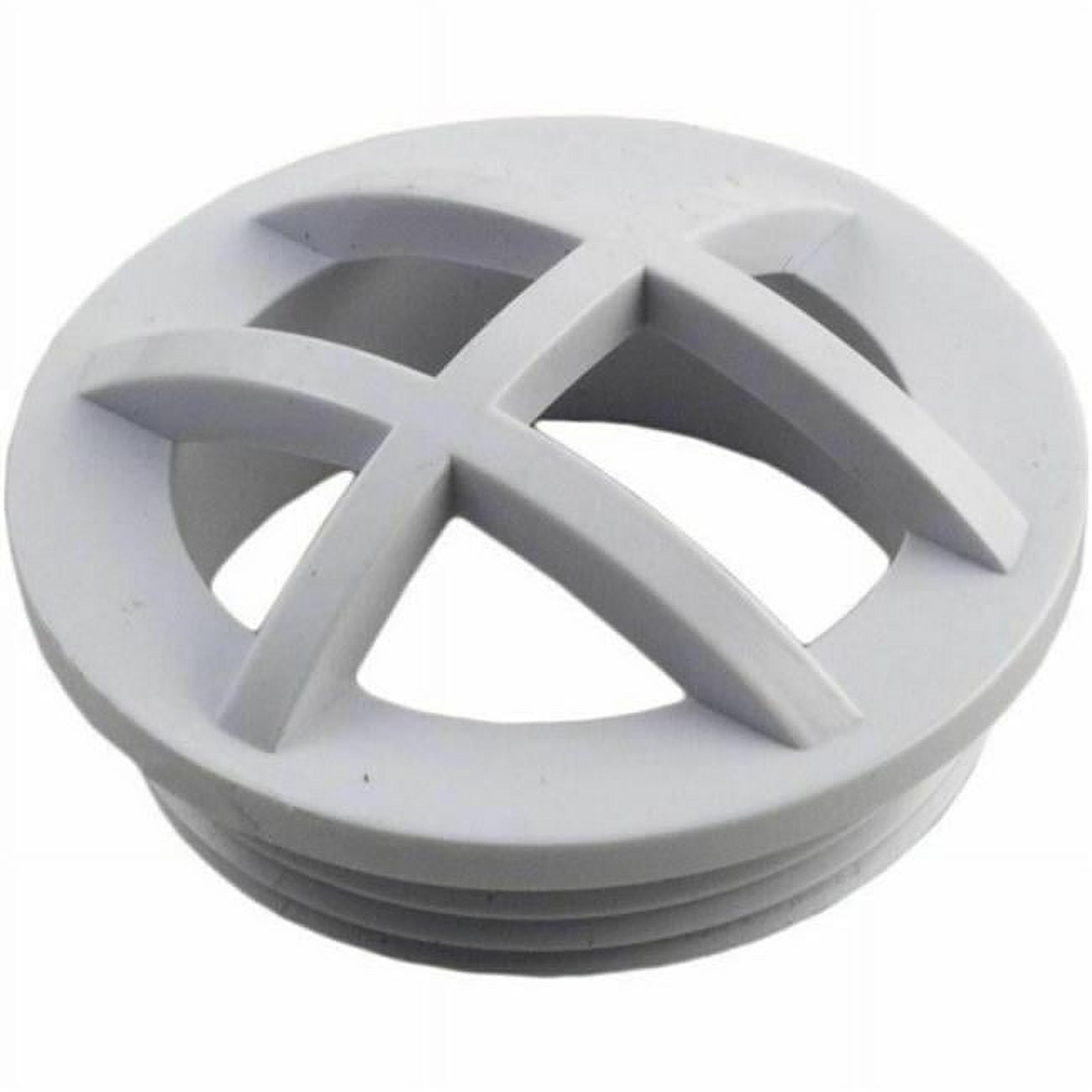 CMP25560000000 1.5 in. MPT Safety Grate Wall Fitting, White