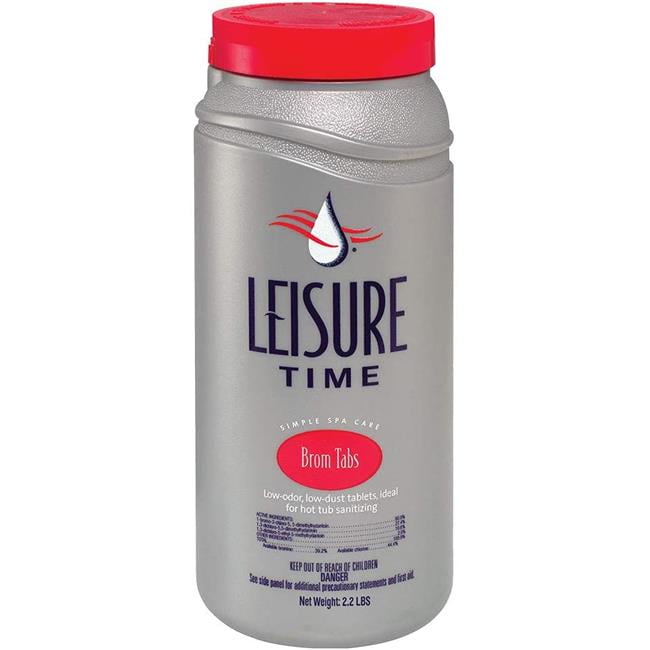 Leisure Time LT45401 2.2 lbs Low-Odor Bromine Tablet - 12 per Case