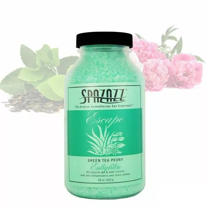 Picture of Spazazz SPZ109CS 22 oz Green Tea Peony Enlighten Escape Crystal & Elixir Case&#44; Case of 12