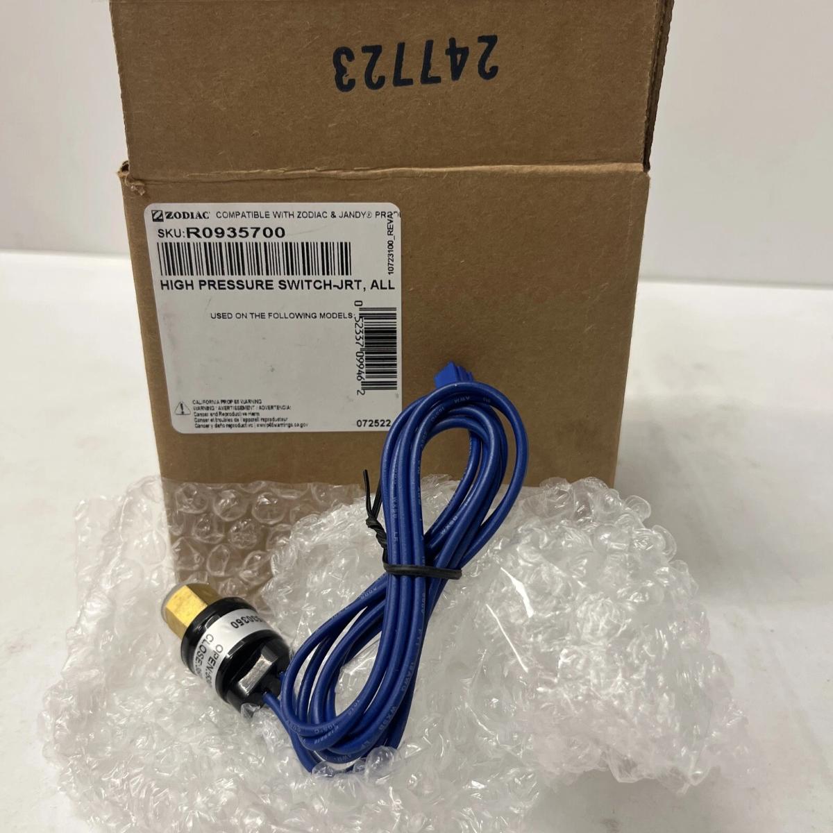 Zodiac Pool Care R0935700 High Pressure Switch for Jandy Pool & Spa Systems, JRT Series Replacement Component