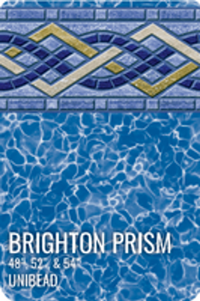 051833OVBPMUB54 18 x 33 ft. Oval 54 in. Unibead Brighton Prism ABG Liner