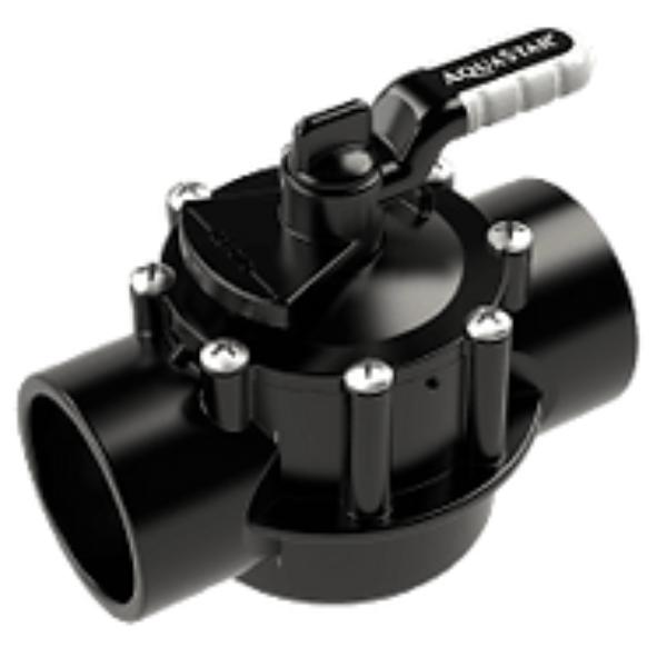 ASAV2W20C 2 x 2.5 in. Spigot 2-way Valve with Rubber Handle