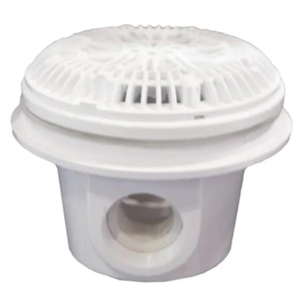 Zodiac Pool Care CMP25519000000 Gunite Main Drain with Anti-Vortex Light Lid, White