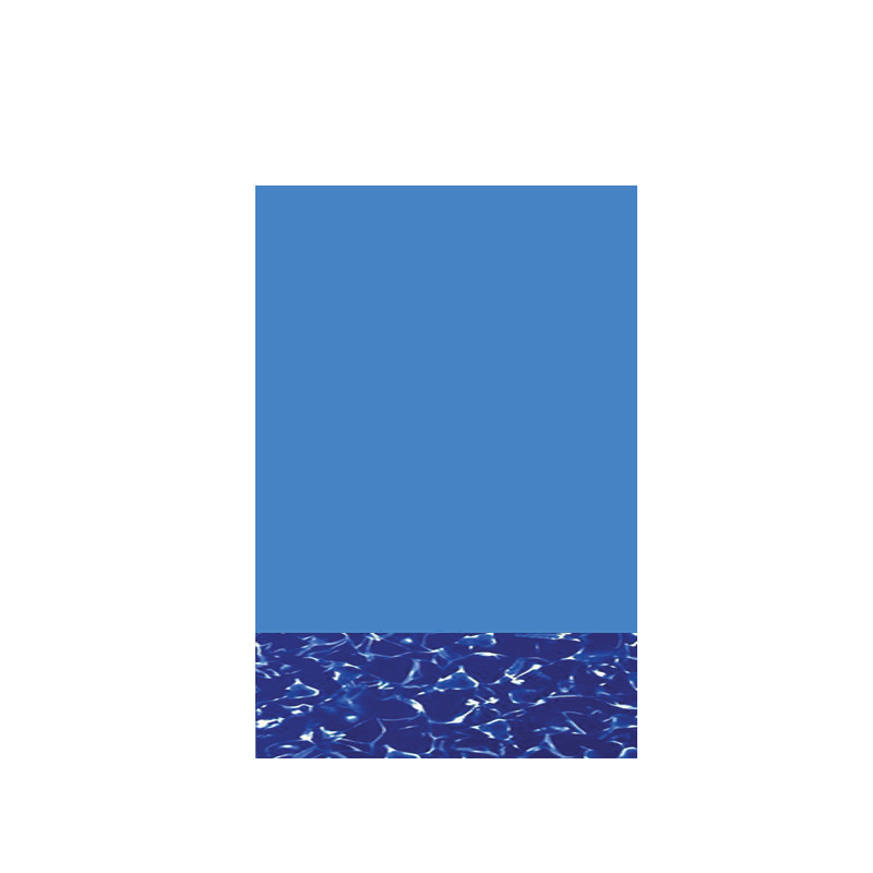 Maui Bottom Round Overlap Liner - Blue - 24 ft - Durable Thickness