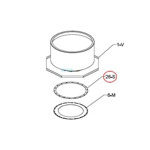 010033F Flue Exhaust Gasket Retainer