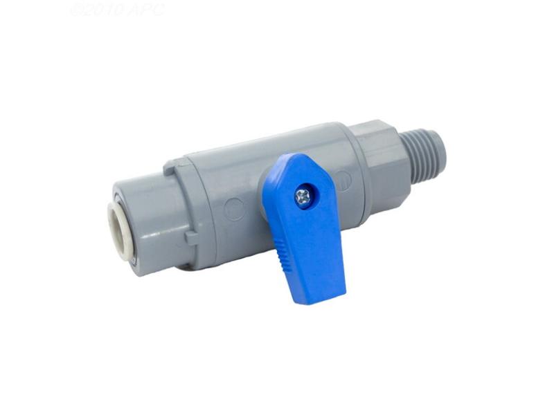 E-Valve - PVC - 0.25 M x 0.37 in. - Durable Push to Connect Design