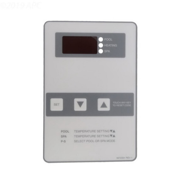 H000330 Control Panel LCD Decal Digital Kit, Gray