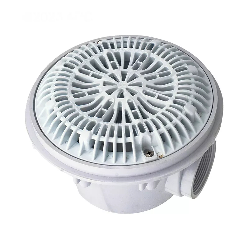 CMP25513000000 2 in. Fip Round Shallow Gunite Pool Main Drain Galaxy, White