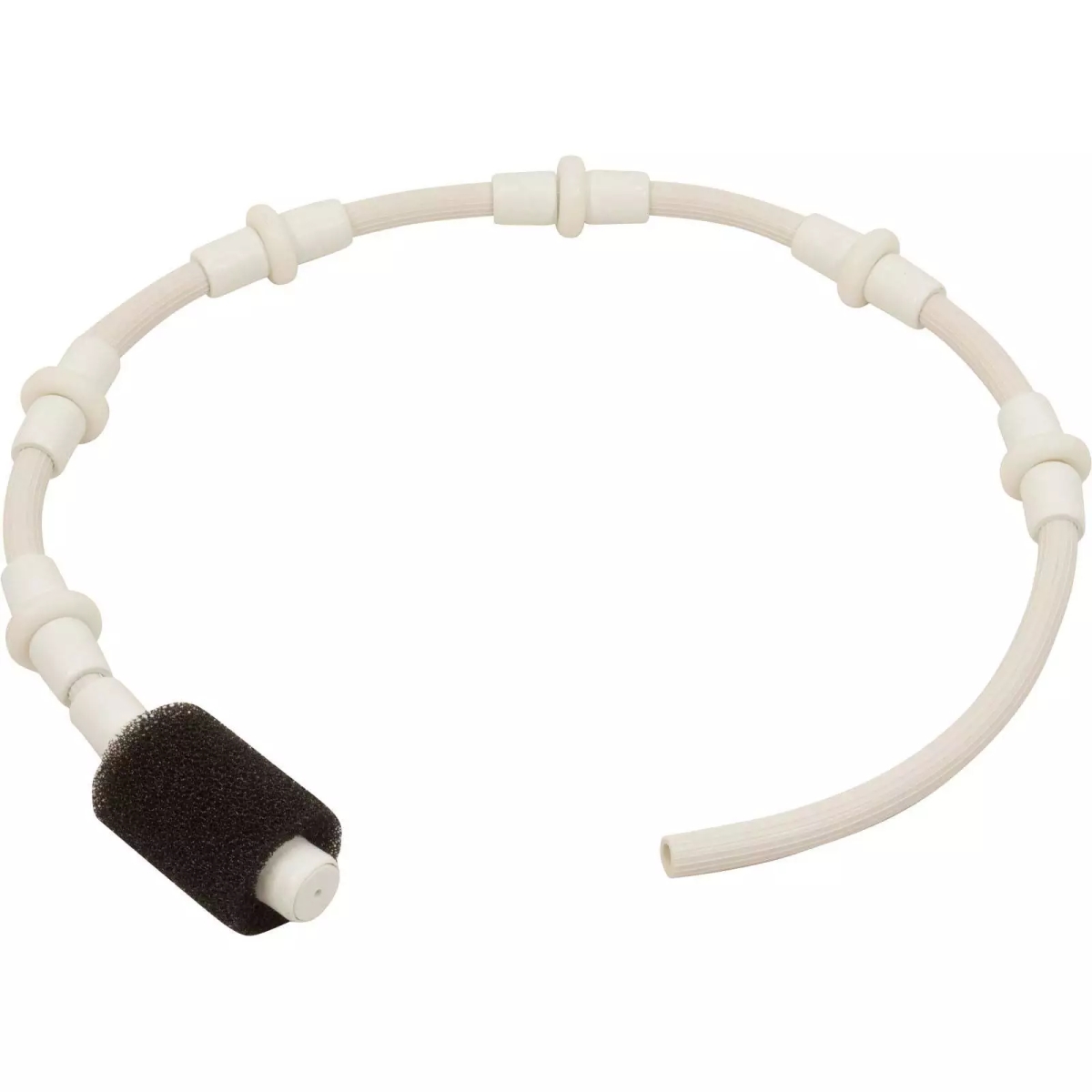 Zodiac Pool Care CMP25563005000 4 ft. Cleaner Sweep Hose with Black Scrub, White