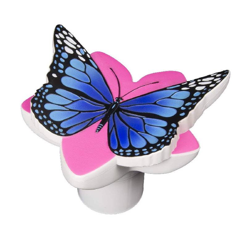 Butterfly Chlorine Dispenser - Blue - Adjustable Flow Control - Charming Design