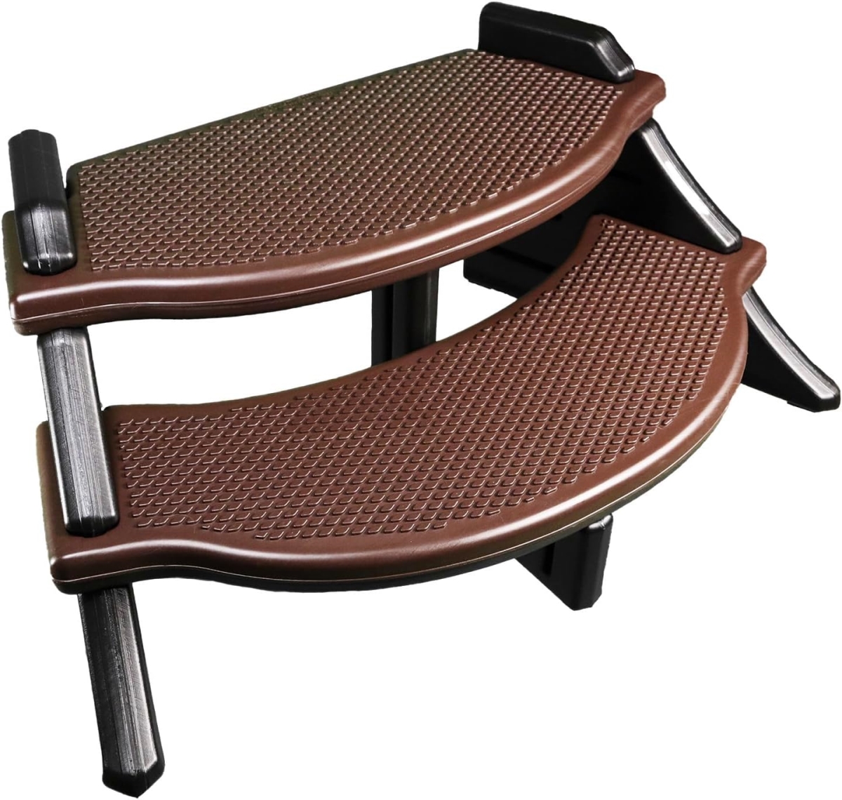 Edge Spa Step - Espresso - 40 in. Wide - Slip-Resistant Treads