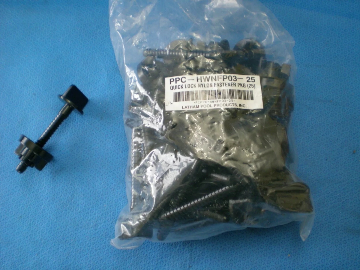 PPCHWNFP0325 3 in. Quick Lock Nylon Fasteners, Black - Pack of 25
