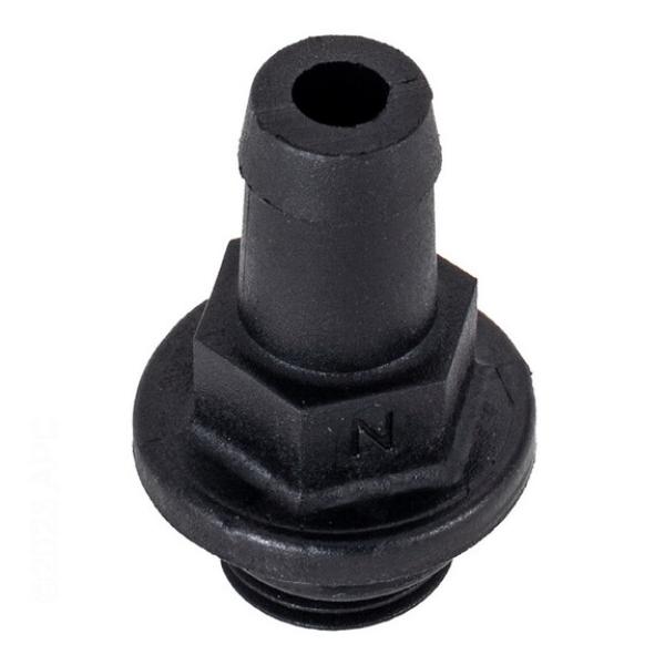 A29070014 0.375 in. LX Pump Barb Fitting with O-Ring, Black
