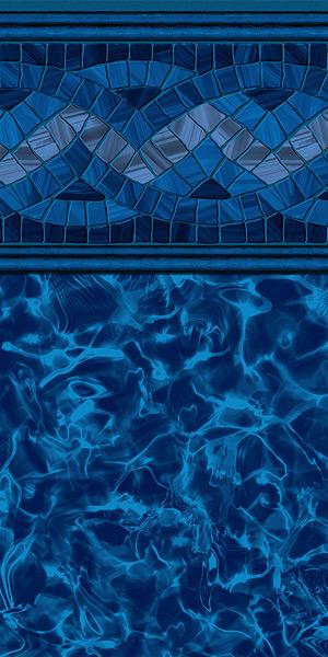 CARBN 8 Bullnose Vinyl Pool Liner - 14 per Box