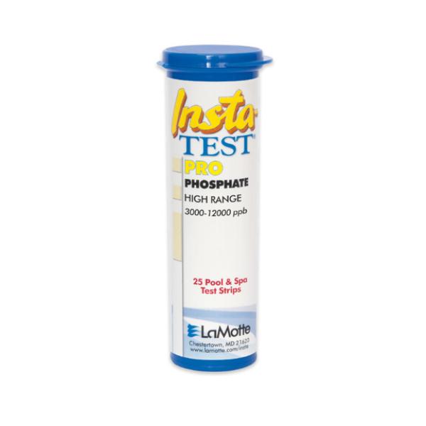 3040G6 Insta-Test High Range Pro Phosphate Test Strips - 6 Bottle per Case - 25 Strips per Bottle