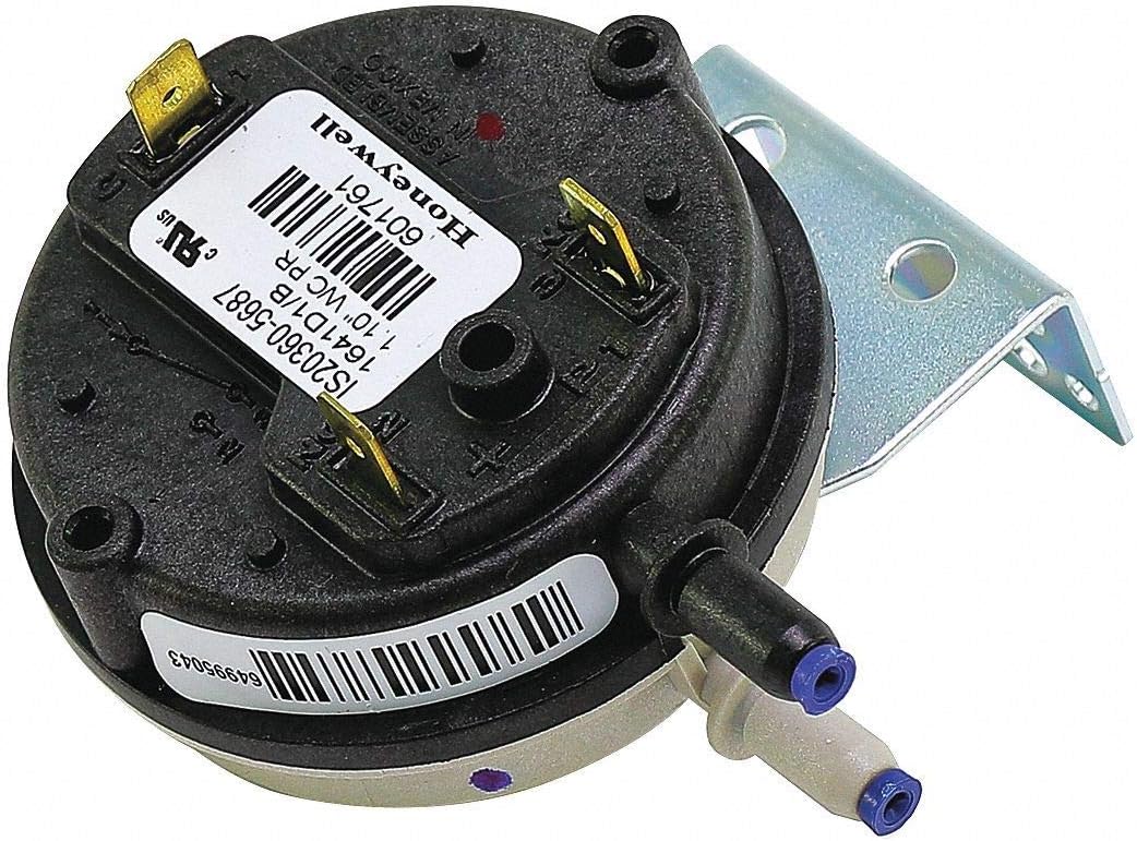 008171F 6 x 4 x 2.8 in. Differential Switch Air Pressure, Black