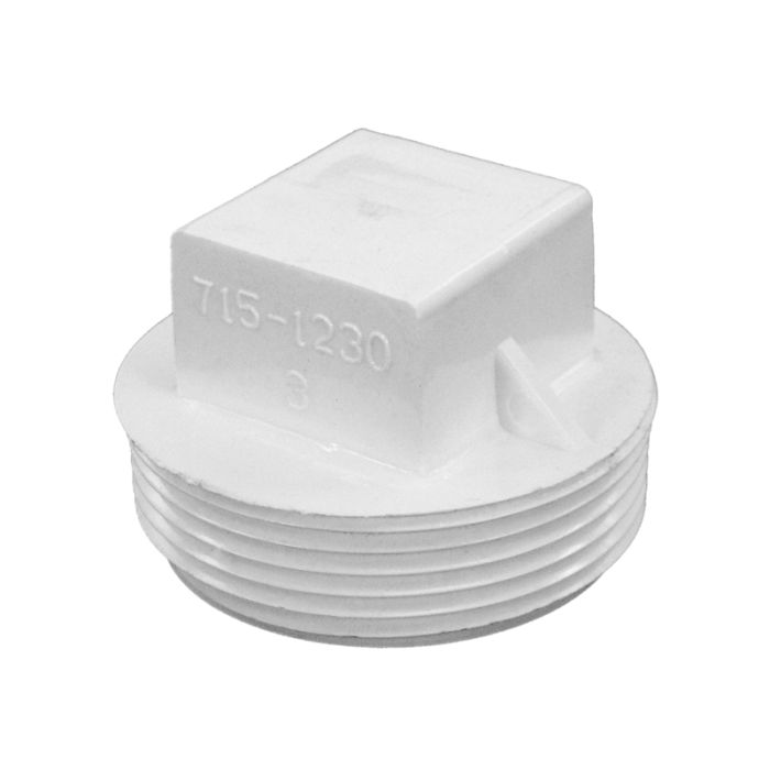 WW7151230 1.5 in. National Pipe Thread Plug, White