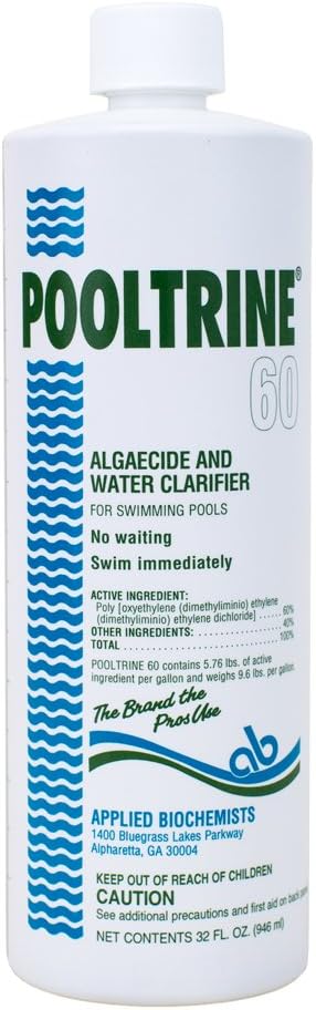 AB407303 32 oz Pool Trine 60 Swimming Pool Algae & Deposit Control - Case of 12