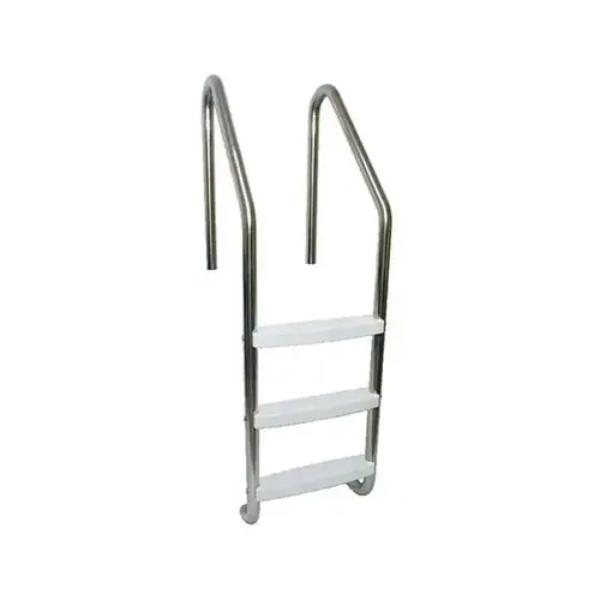 Zodiac Pool Care SR10040MG 23 in. 3-Step Commercial Ladder with Stainless Steel Tread