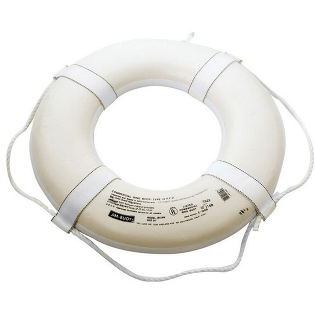 KP10206WHI 20 in. Coast Guard Approved Ring Buoy - White