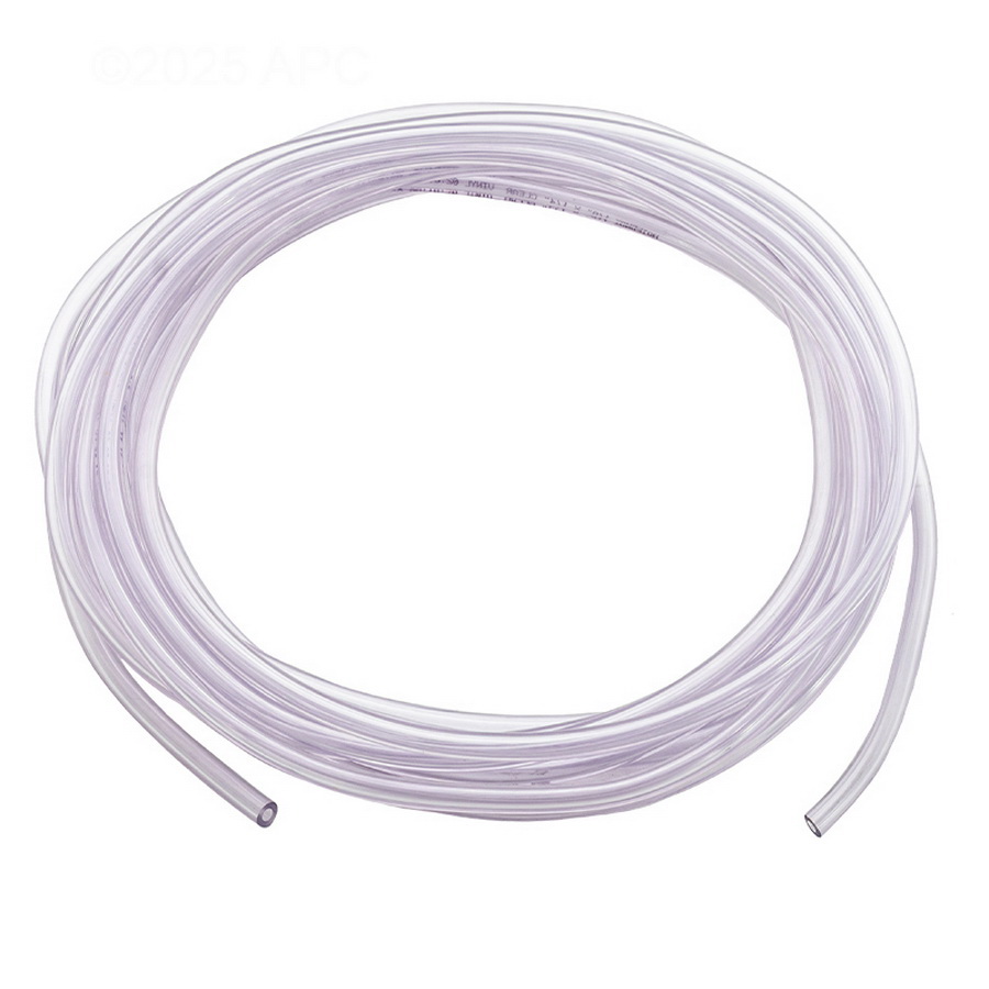 Clear Vinyl Tubing - 0.13 x 0.25 in. - 20 ft. - Flexible & Durable