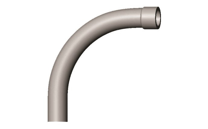 E518100 90- Plain End 1 in. Elbow for Pool
