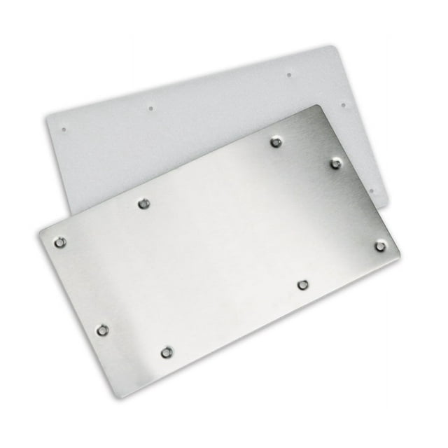 Stainless Steel Winterizing Plate - Silver - Wide Mouth - Durable Design