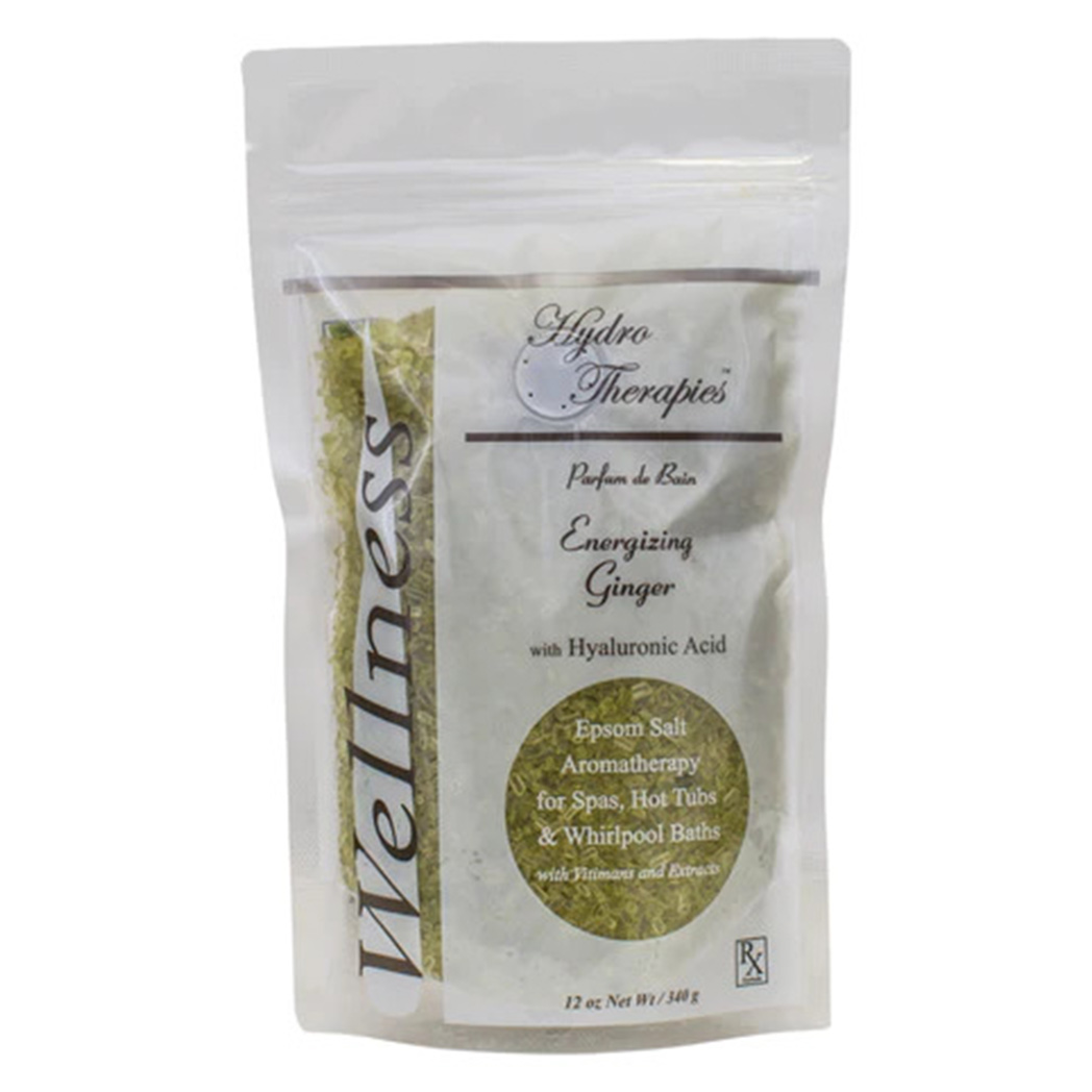 INS563 12 oz Wellness Epsom Crystals - Energizing Ginger - Case of 6