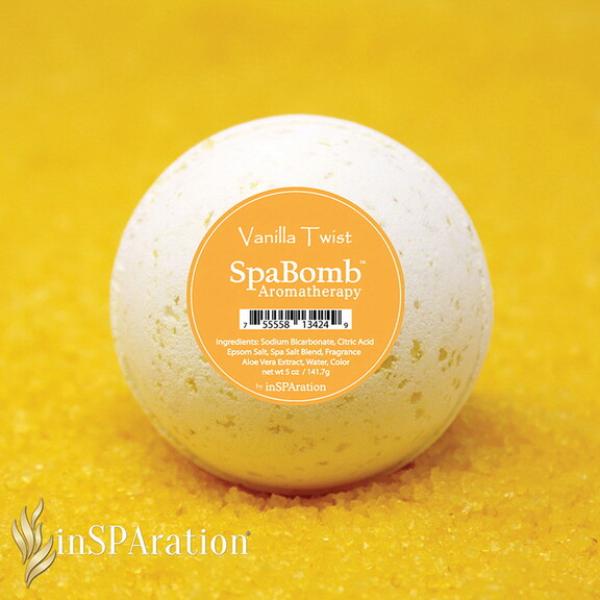 INS764SB 5 oz SpaBomb, Vanilla Twist - Case of 12