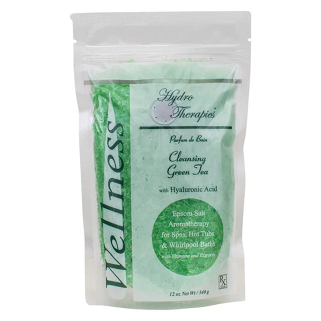 INS564 12 oz Wellness Epsom Crystals - Cleansing Green Tea - Case of 6