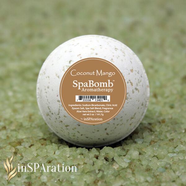 INS741SB 5 oz SpaBomb, Coconut Mango - Case of 12